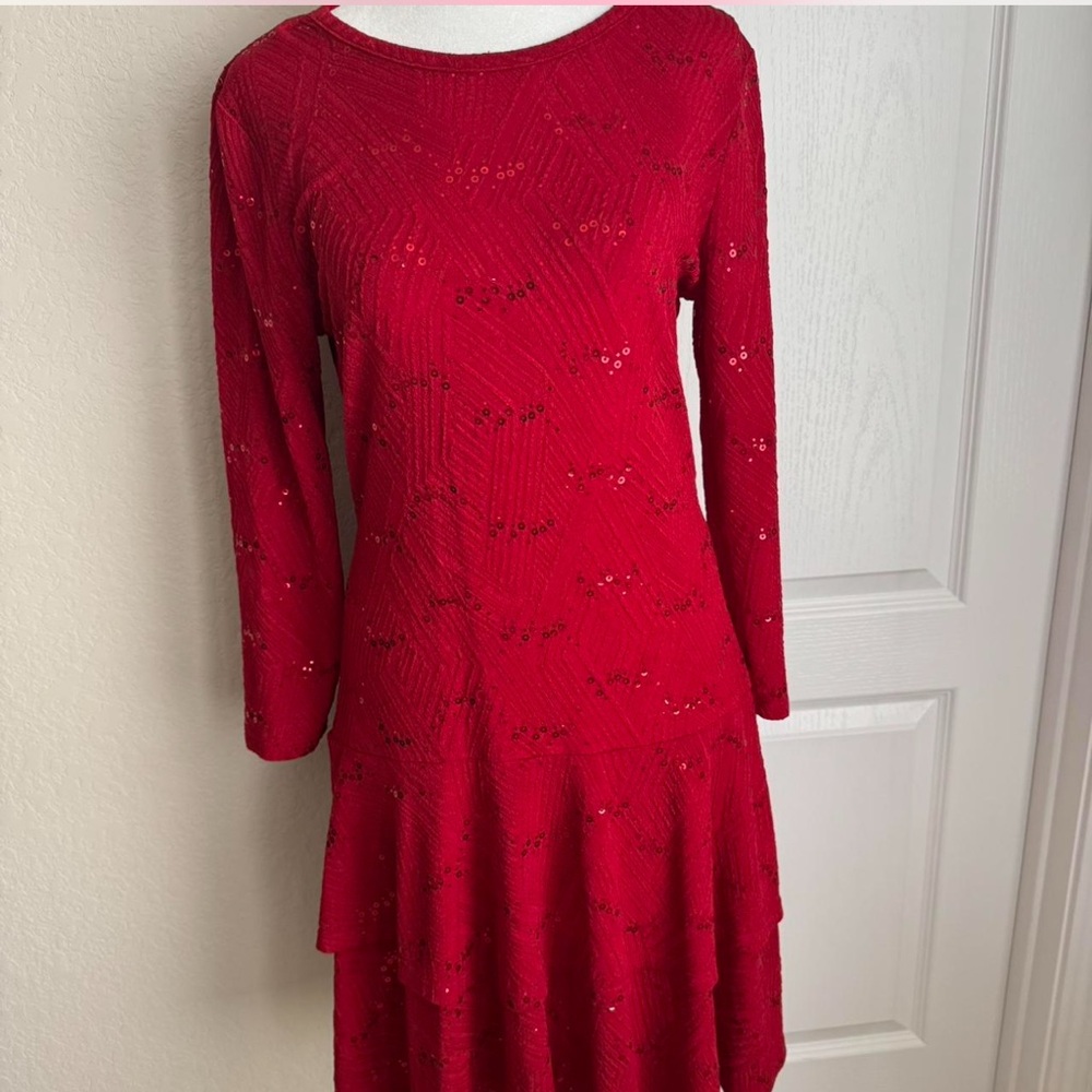 Michael Kors Red Sequin dress